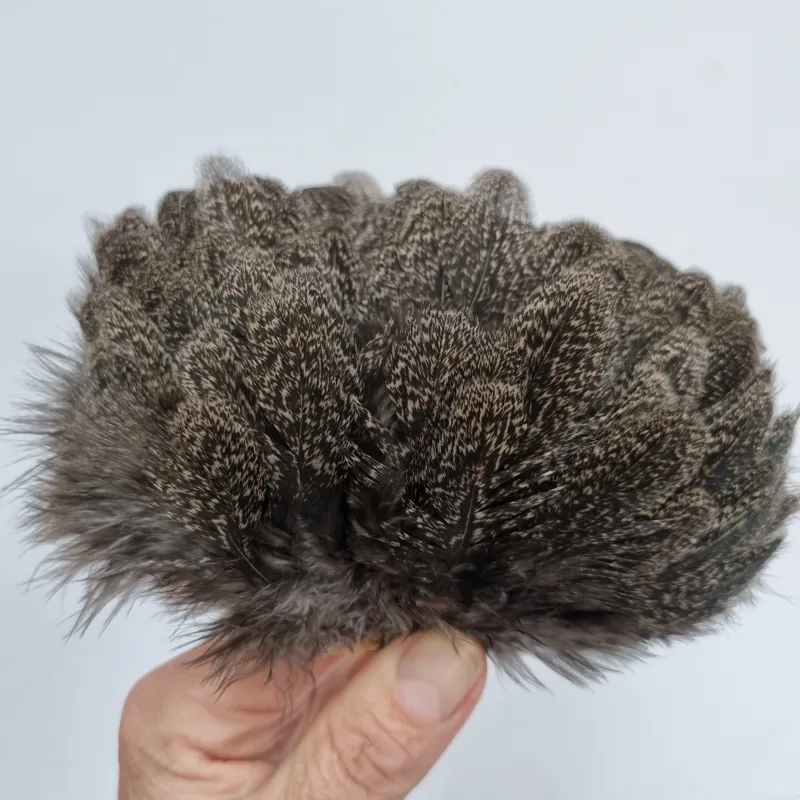 Whiting Coq de Leon Hen Saddle in Brown Speckled-7